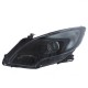 Vauxhall Zafira Tourer 2012-2016 Black Trim Halogen Head Lamp Unit Passenger Side